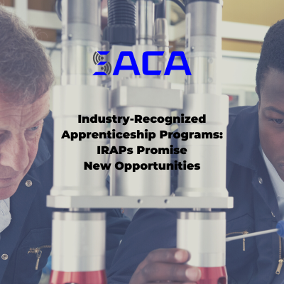 Industry-Recognized Apprenticeship Programs Offer New Opportunities