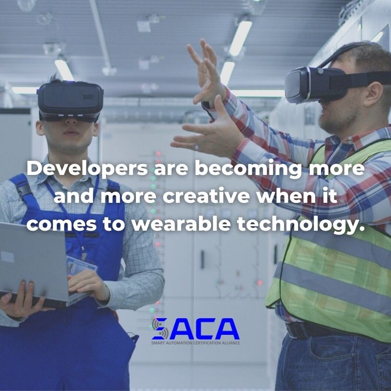 SACA - Developers are becoming more and more creative when it comes to wearable technology.