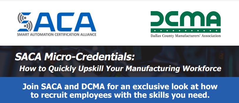 SACA & DCMA to Host Manufacturing Recruiting Meeting